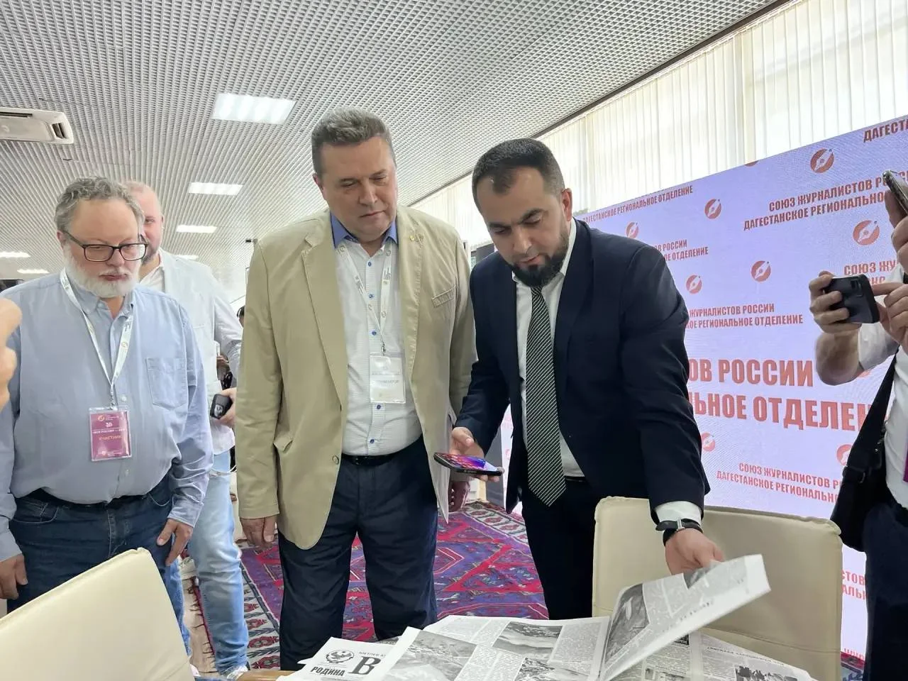 Дагестанские журналисты и военкоры на Форуме «Вся Россия - 2026»
