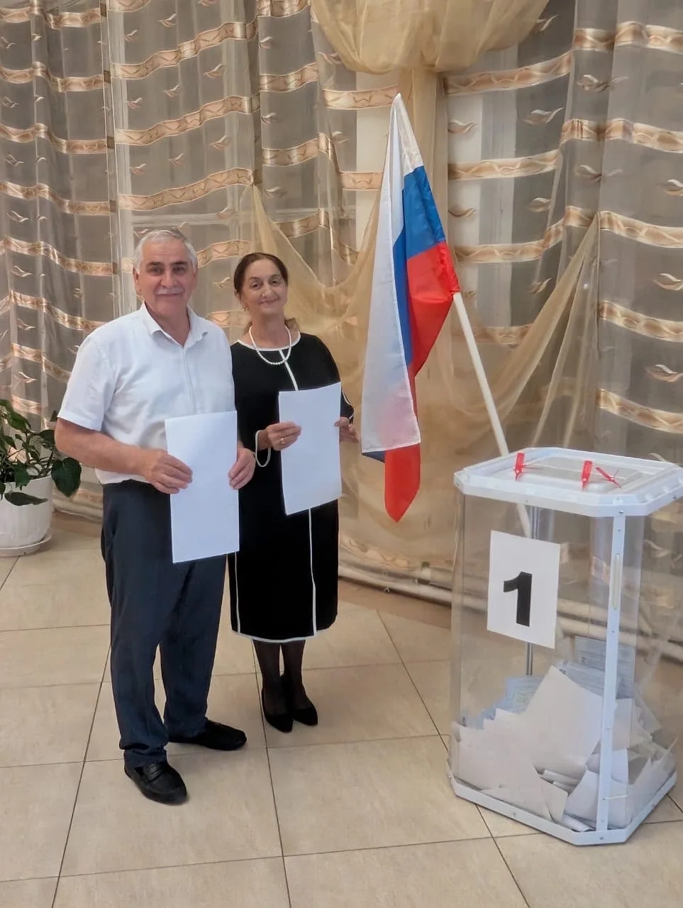 Семья Абдуллаевых из Поволжья проголосовали на выборах