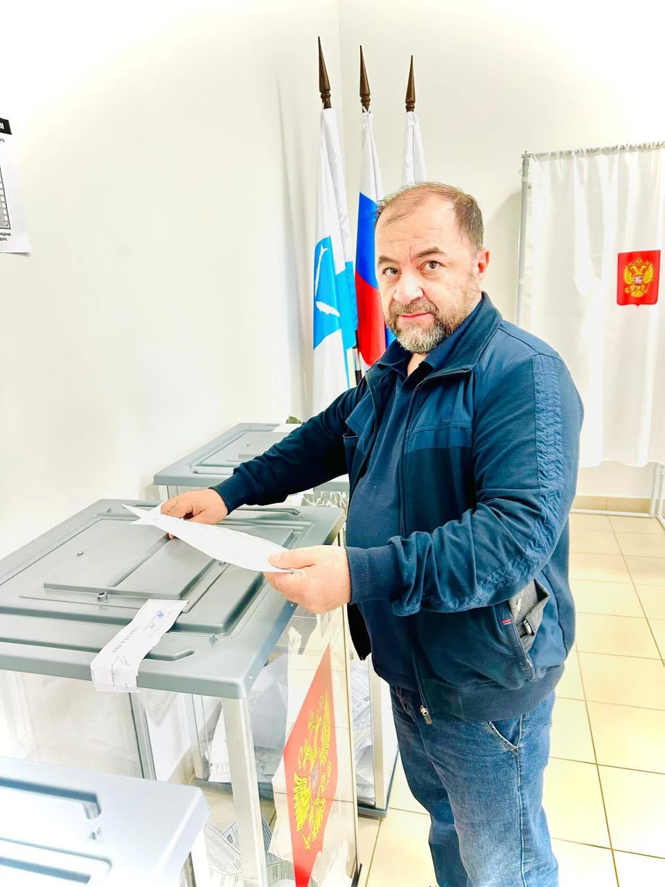 Семья Гаджиевых приняла участие на выборах