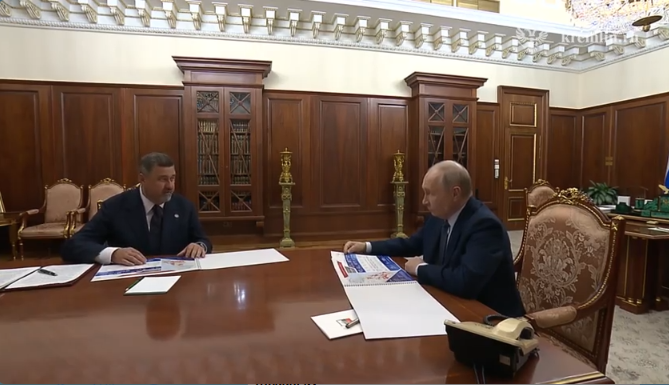 Врио главы Дагестана доложил Владимиру Путину о текущей обстановке в республике