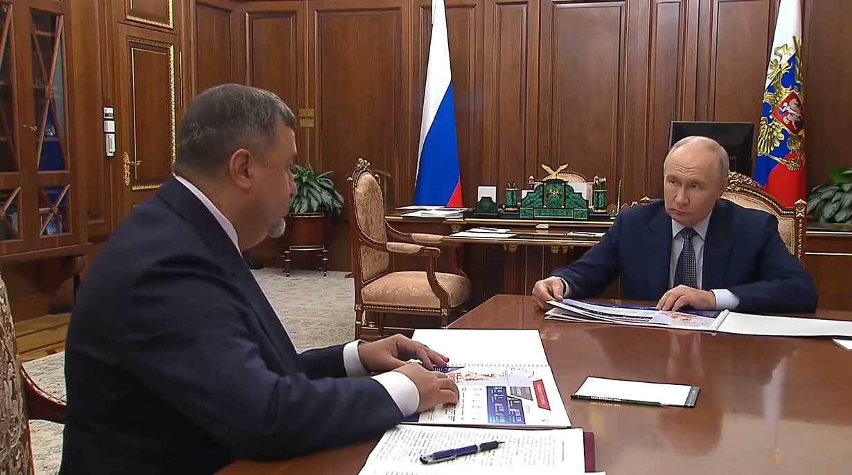 Владимир Путин встретился с врио главы Дагестана Фёдором Щукиным