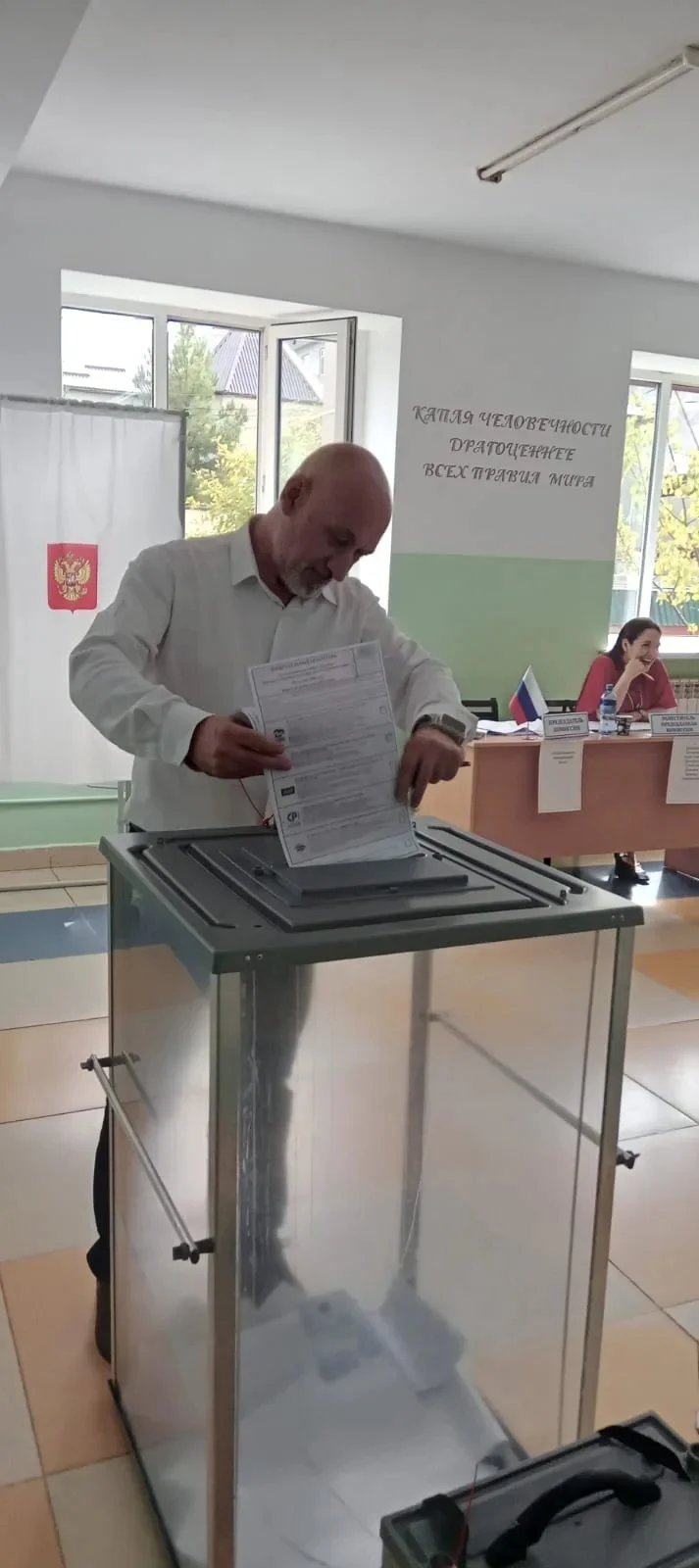 Коллектив республиканской газеты «Нур» принял участие в выборах