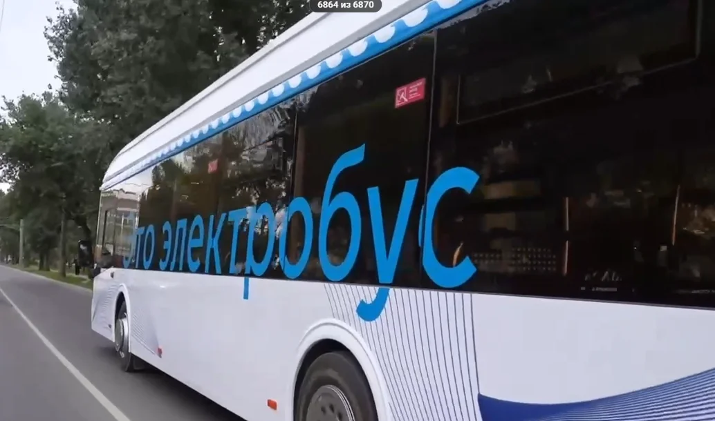 В Махачкале стартовал пилотный проект с электробусом